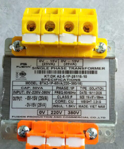 Biến áp Fushin 1 pha 50VA